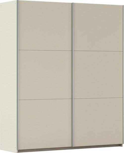 rauch Schwebetürenschrank AURELIO Kleiderschrank Garderobe TOPSELLER (3 Ausstattungen BASIC/CLASSIC/PREMIUM (inkl. SOFT-CLOSE-FUNKTION) 3 verschiedene Ausstattungsvarianten Griffe aus Metall MADE IN GERMANY