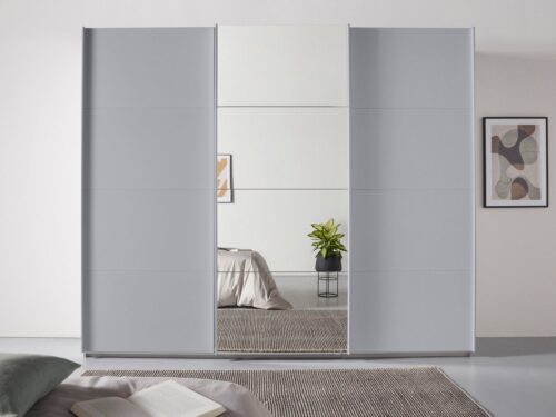 rauch Schwebetürenschrank Kleiderschrank Schrank Garderobe TOPSELLER OTELI inkl. Inneneinteilung (Breiten 203/271/315/360 cm Höhen 210/229 cm) mit 3 Innenschubladen sowie zusätzlichen Einlegeböden MADE IN GERMANY
