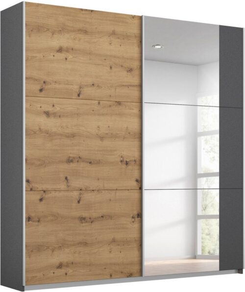 rauch Schwebetürenschrank Kleiderschrank Schrank Garderobe TOPSELLER AURELIO (3 Ausstattungen BASIC/CLASSIC/PREMIUM (inkl. SOFT-CLOSE-FUNKTION) zeitloses Design, viele Farben, Breiten 175/218/261 cm MADE IN GERMANY