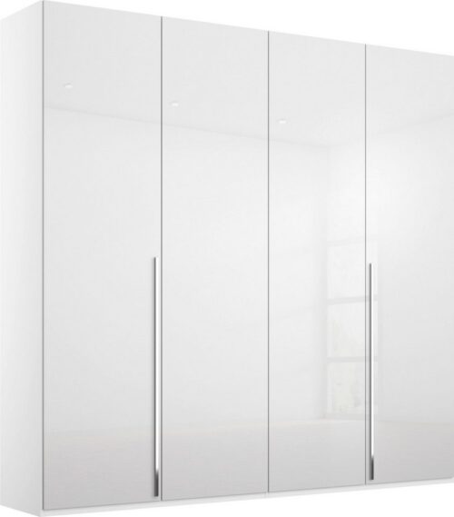 rauch Drehtürenschrank Kleiderschrank Schrank Garderobe Wäscheschrank BESTSELLER MONTCLAR (3 Ausstattungen BASIC/CLASSIC/PREMIUM (SOFT-CLOSE), Breiten 201-400 cm) Front in Glas/Hochglanz/Dekor/Grauspiegel in 5 Breiten MADE IN GERMANY