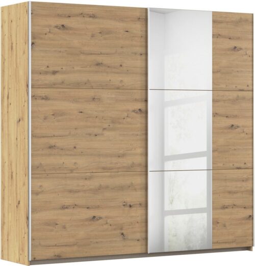 rauch Schwebetürenschrank Kleiderschrank Schrank Garderobe TOPSELLER AURELIO (3 Ausstattungen BASIC/CLASSIC/PREMIUM (inkl. SOFT-CLOSE-FUNKTION) zeitloses Design, viele Farben, Breiten 175/218/261 cm MADE IN GERMANY