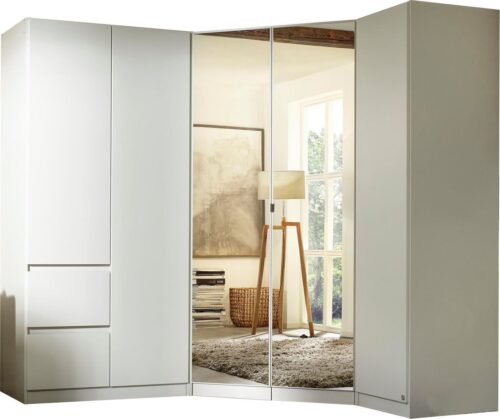 rauch Schrank-Set Kleiderschrank Schrank Garderobe Wäscheschrank Ankleide NIDDA, (Set, Größe 208x163 cm), grifflose Front sowie Push-to-Open Funktion MADE IN GERMANY