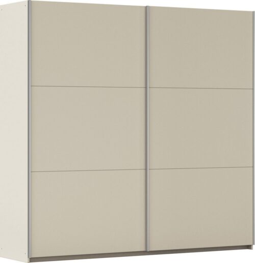 rauch Schwebetürenschrank AURELIO Kleiderschrank Garderobe TOPSELLER (3 Ausstattungen BASIC/CLASSIC/PREMIUM (inkl. SOFT-CLOSE-FUNKTION) 3 verschiedene Ausstattungsvarianten Griffe aus Metall MADE IN GERMANY