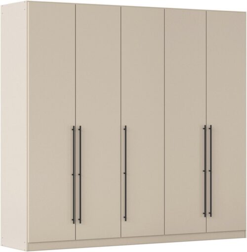 rauch Kleiderschrank Drehtürenschrank Schrank Garderobe Wäscheschrank Schlafzimmer AVOLA (3 verschiedene Ausstattungen BASIC/CLASSIC/PREMIUM (inkl. SOFT-CLOSE) mit hochwertigen Stangengriffen in Schwarz aus Metall MADE IN GERMANY