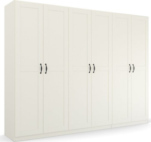 rauch Drehtürenschrank Kleiderschrank Schrank Garderobe Ankleide COTTAGE BY QUADRA SPIN (Breiten: 181/226/271 cm, Höhe 210 cm) in skandinavischem Landhausstil