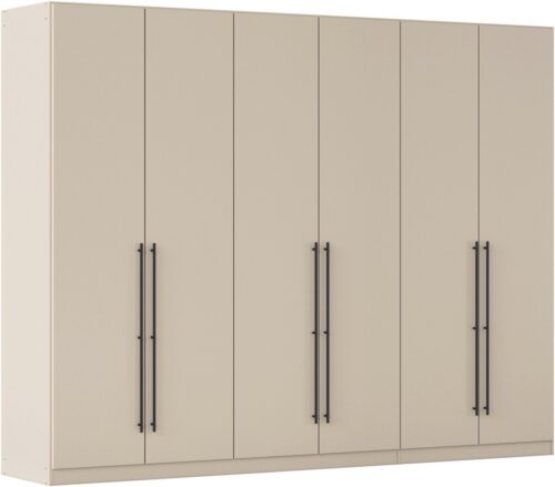 rauch Kleiderschrank Drehtürenschrank Schrank Garderobe Wäscheschrank Schlafzimmer AVOLA (3 verschiedene Ausstattungen BASIC/CLASSIC/PREMIUM (inkl. SOFT-CLOSE) mit hochwertigen Stangengriffen in Schwarz aus Metall MADE IN GERMANY
