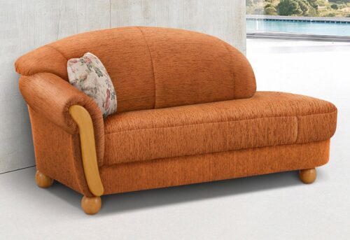 Home affaire Ottomane Milano, bequemes solitär Sofa im Landhaus-Stil, B/T/H 181/79/83cm