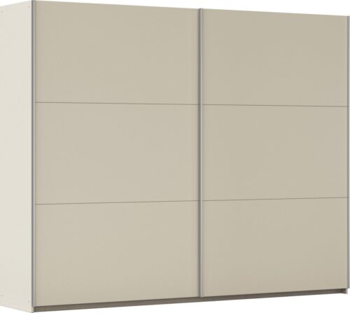 rauch Schwebetürenschrank AURELIO Kleiderschrank Garderobe TOPSELLER (3 Ausstattungen BASIC/CLASSIC/PREMIUM (inkl. SOFT-CLOSE-FUNKTION) 3 verschiedene Ausstattungsvarianten Griffe aus Metall MADE IN GERMANY