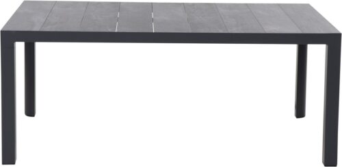 Siena Garden Gartentisch »Silva« 180x90cm Aluminiumgestell mit Keramikleisten