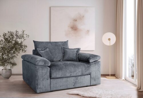 Home affaire XXL-Sessel Soft&Cosy, B: 151 cm - OTTO. Verlässliche Qualität., Mega-Sessel, Cord oder Chenille-Struktur,mit 2 Zierkissen