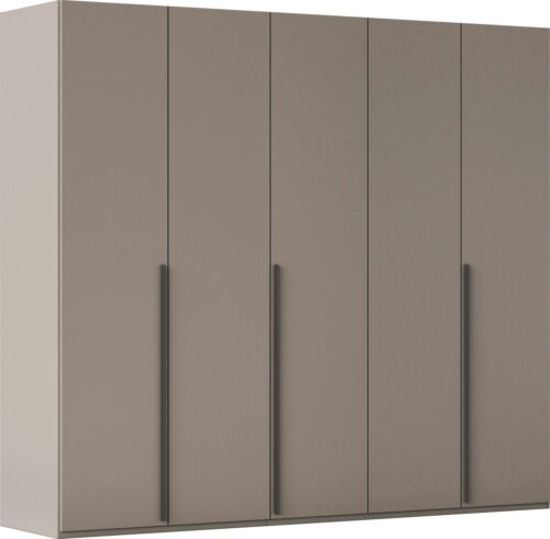 rauch Drehtürenschrank Kleiderschrank Schrank Garderobe Wäscheschrank BESTSELLER MONTCLAR (3 Ausstattungen BASIC/CLASSIC/PREMIUM (SOFT-CLOSE), Breiten 201-400 cm) Front in Glas/Hochglanz/Dekor/Grauspiegel in 5 Breiten MADE IN GERMANY