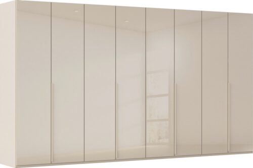 rauch Drehtürenschrank Kleiderschrank Schrank Garderobe Wäscheschrank BESTSELLER MONTCLAR (3 Ausstattungen BASIC/CLASSIC/PREMIUM (SOFT-CLOSE), Breiten 201-400 cm) Front in Glas/Hochglanz/Dekor/Grauspiegel in 5 Breiten MADE IN GERMANY