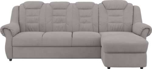Home affaire Ecksofa Boston L-Form, mit hoher Rückenlehne, wahlweise mit Bettfunktion