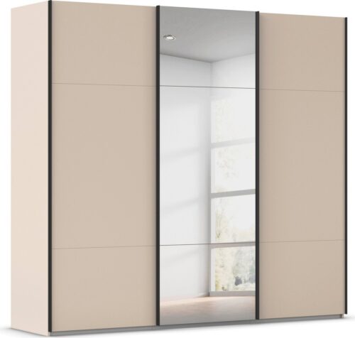 rauch Schwebetürenschrank Kleiderschrank Schrank Garderobe Schlafzimmerschrank CONTIDO (3 verschiedene Ausstattungen BASIC/CLASSIC/PREMIUM (inkl. SOFT-CLOSE) aus hochwertigem Material in 6 Breiten 2 Griff-Farben MADE IN GERMANY