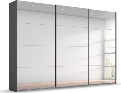 rauch Schwebetürenschrank Kleiderschrank Schrank Garderobe Wäscheschrank Ankleide ORACLE (Breiten 203/271/315/360 cm Höhen 210/229 cm) inkl. Schubladen-Einsatz und extra Einlegeböden MADE IN GERMANY