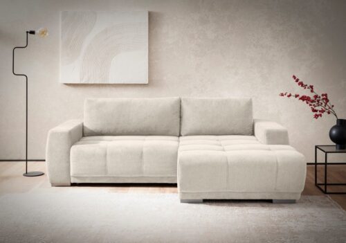 Home affaire Ecksofa Bolero L-Form, wahlweise mit Bettfunktion & Bettkasten