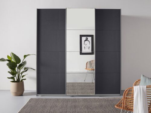 rauch Schwebetürenschrank Kleiderschrank Schrank Garderobe TOPSELLER OTELI inkl. Inneneinteilung (Breiten 203/271/315/360 cm Höhen 210/229 cm) mit 3 Innenschubladen sowie zusätzlichen Einlegeböden MADE IN GERMANY