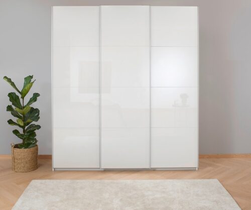 rauch Schwebetürenschrank Kleiderschrank Schrank Garderobe KOLUNA mit Hochglanz-Front (3 Ausstattungen BASIC/CLASSIC/PREMIUM (inkl. SOFT-CLOSE-FUNKTION) Breiten 203/271/315/360 cm Höhen 210/229 cm MADE IN GERMANY