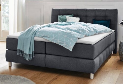 Home affaire Boxspringbett Salo, incl. Topper, 6 Breiten, 2 Härtegrade, TFK auch in Härtegrad 4