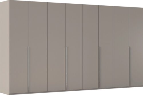 rauch Drehtürenschrank Kleiderschrank Schrank Garderobe Wäscheschrank BESTSELLER MONTCLAR (3 Ausstattungen BASIC/CLASSIC/PREMIUM (SOFT-CLOSE), Breiten 201-400 cm) Front in Glas/Hochglanz/Dekor/Grauspiegel in 5 Breiten MADE IN GERMANY