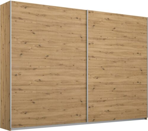 rauch Schwebetürenschrank AURELIO Kleiderschrank Garderobe TOPSELLER (3 Ausstattungen BASIC/CLASSIC/PREMIUM (inkl. SOFT-CLOSE-FUNKTION) 3 verschiedene Ausstattungsvarianten Griffe aus Metall MADE IN GERMANY