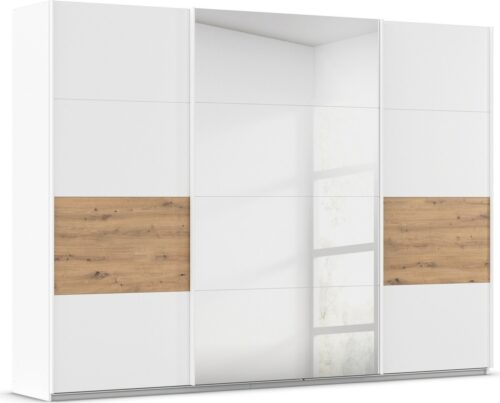 rauch Schwebetürenschrank Kleiderschrank Schrank Garderobe Ankleide Schlafzimmerschrank CORTONA (Breiten 203/271/315/360 cm, Höhen 210/229 cm) inkl. Inneneinteilung, 2 Stoffboxen extra Einlegeböden MADE IN GERMANY