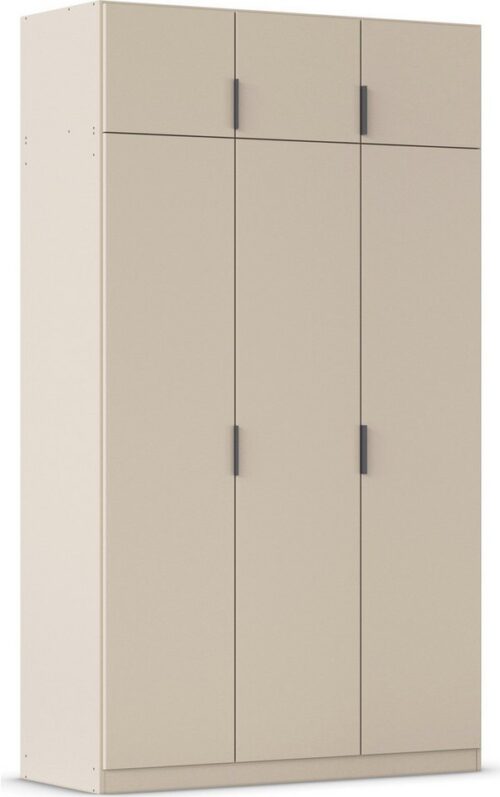 rauch Kleiderschrank Drehtürenschrank Schrank Garderobe Ankleide Schlafzimmer LAGOA (3 verschiedene Ausstattungen BASIC/CLASSIC/PREMIUM (inkl. SOFT-CLOSE) moderne Kantengriffe aus Metall, optional mit Aufsatz MADE IN GERMANY