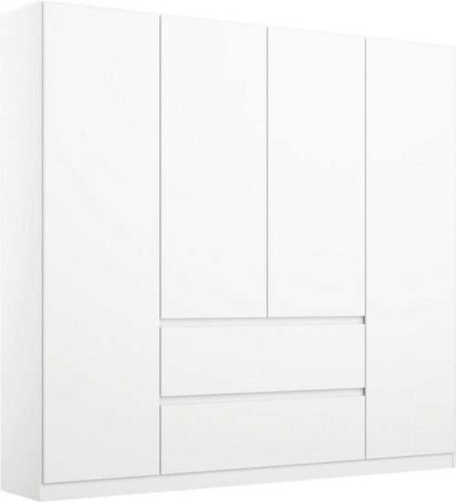 rauch Drehtürenschrank Kleiderschrank Schrank Garderobe Wäscheschrank Ankleide NIDDA (Breiten 91/136/181 cm, Höhe 197 cm) grifflose Front sowie Push-to-Open Funktion MADE IN GERMANY