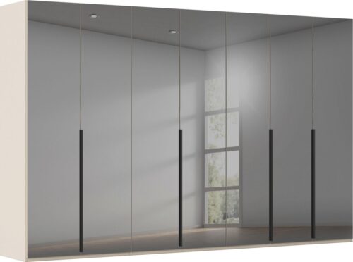 rauch Drehtürenschrank Kleiderschrank Schrank Garderobe Wäscheschrank BESTSELLER MONTCLAR (3 Ausstattungen BASIC/CLASSIC/PREMIUM (SOFT-CLOSE), Breiten 201-400 cm) Front in Glas/Hochglanz/Dekor/Grauspiegel in 5 Breiten MADE IN GERMANY