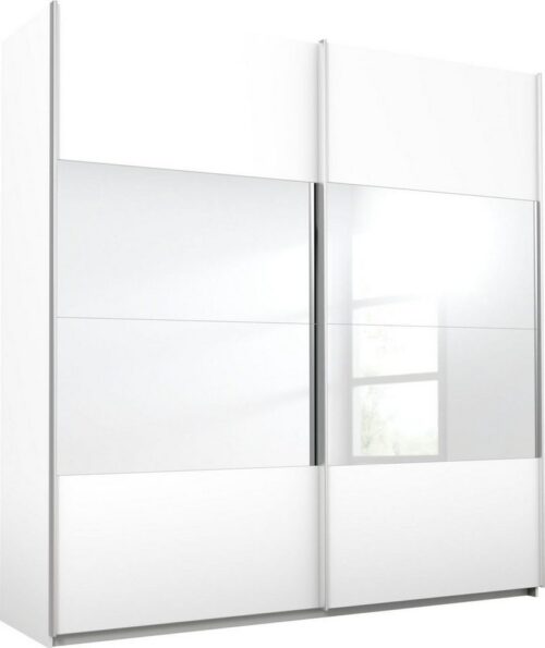 rauch Schwebetürenschrank Quadra mit Spiegelelementen