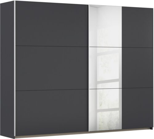 rauch Schwebetürenschrank Kleiderschrank Schrank Garderobe TOPSELLER AURELIO (3 Ausstattungen BASIC/CLASSIC/PREMIUM (inkl. SOFT-CLOSE-FUNKTION) zeitloses Design, viele Farben, Breiten 175/218/261 cm MADE IN GERMANY