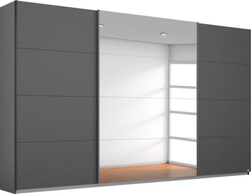 rauch Schwebetürenschrank Kleiderschrank Schrank Garderobe Wäscheschrank KEPAN inkl. Schubladen-Einsatz und extra Einlegeböden MADE IN GERMANY