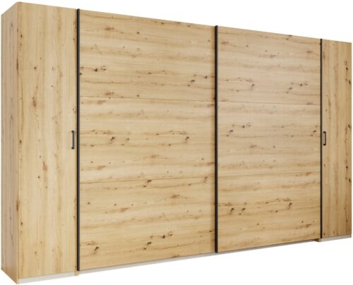 rauch Schwebetürenschrank Kleiderschrank Drehtürenschrank Schrank Garderobe KRONACH TOPSELLER (in 3 Ausstattungen BASIC/CLASSIC/PREMIUM, Breiten 225/268/311/354 cm) mit Dreh- und Schwebetüren und vielen Einlegeböden MADE IN GERMANY