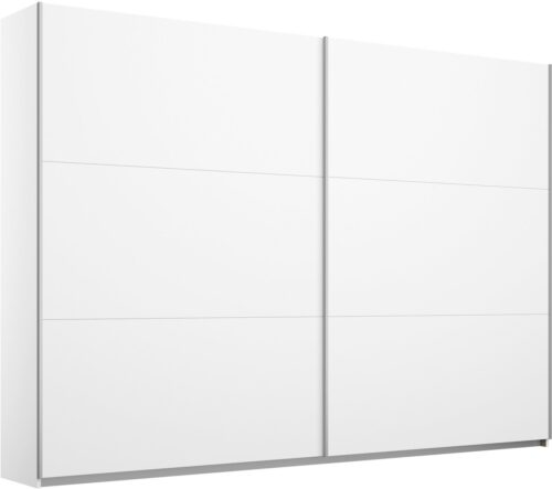 rauch Schwebetürenschrank AURELIO Kleiderschrank Garderobe TOPSELLER (3 Ausstattungen BASIC/CLASSIC/PREMIUM (inkl. SOFT-CLOSE-FUNKTION) 3 verschiedene Ausstattungsvarianten Griffe aus Metall MADE IN GERMANY