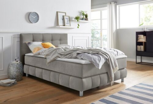 Home affaire Boxspringbett Salo, incl. Topper, 6 Breiten, 2 Härtegrade, TFK auch in Härtegrad 4