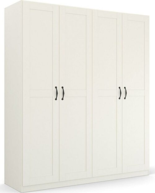 rauch Drehtürenschrank Kleiderschrank Schrank Garderobe Ankleide COTTAGE BY QUADRA SPIN (Breiten: 181/226/271 cm, Höhe 210 cm) in skandinavischem Landhausstil