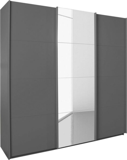 rauch Schwebetürenschrank Kleiderschrank Schrank Garderobe Wäscheschrank KEPAN inkl. Schubladen-Einsatz und extra Einlegeböden MADE IN GERMANY