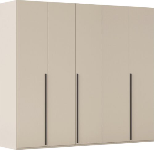 rauch Drehtürenschrank Kleiderschrank Schrank Garderobe Wäscheschrank BESTSELLER MONTCLAR (3 Ausstattungen BASIC/CLASSIC/PREMIUM (SOFT-CLOSE), Breiten 201-400 cm) Front in Glas/Hochglanz/Dekor/Grauspiegel in 5 Breiten MADE IN GERMANY