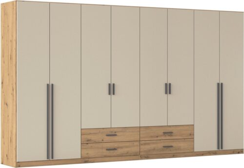 rauch Drehtürenschrank Kleiderschrank Garderobe GAMMA Breiten 91/136/181/226/271/315/360 cm (in 3 Ausstattungen BASIC/CLASSIC/PREMIUM (inkl. SOFT-CLOSE-Funktion) mit Schubladen, verschiedene Griff-Varianten TOPSELLER MADE IN GERMANY