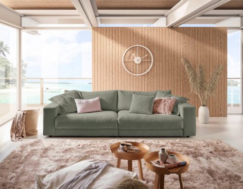 Home affaire Big-Sofa Enisa, bequeme, legere Polsterung B/T/H: 290/127/85 cm, Mega Sofa, Zeitloses und stylisches Loungemöbel, in Fein- und Breitcord
