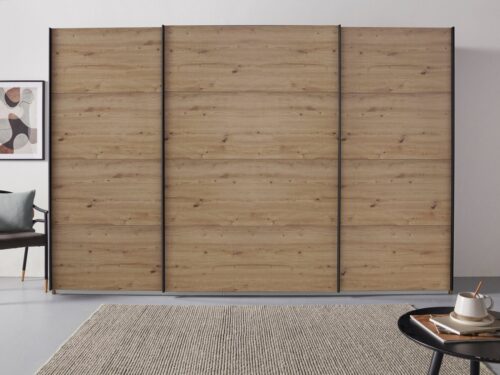rauch Schwebetürenschrank Kleiderschrank Schrank Garderobe TOPSELLER OTELI inkl. Inneneinteilung (Breiten 203/271/315/360 cm Höhen 210/229 cm) mit 3 Innenschubladen sowie zusätzlichen Einlegeböden MADE IN GERMANY