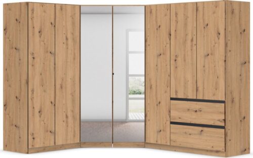 rauch Schrank-Set Kleiderschrank Schrank Garderobe Wäscheschrank COSTA Größe 208x253 cm, (Set, 3-St., in 3 Ausstattungen BASIC/CLASSIC/PREMIUM), viel Platz, grifflose Front und Push-to-Open Funktion MADE IN GERMANY