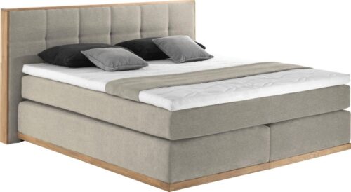 Home affaire Boxspringbett Vinton, aus massiver Eiche, verschiedene Härtegrade (auch H4)