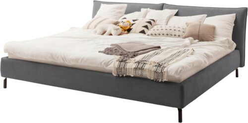 Home affaire Polsterbett Fionara, Familienbett, extrabreite Liegefläche 240cm, in 2 Längen, inkl. 7-fache Einlegetiefenverstellung & saugroboterfreundliche Höhe