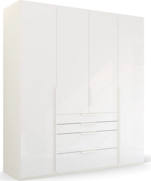 rauch Drehtürenschrank Kleiderschrank Schrank Garderobe Wäscheschrank PURISMA Glasfront (in den Breiten 151/201/251/301 cm, inkl. SOFT-CLOSE-FUNKTION) mit Schubladen und umfangreichem Zubehör MADE IN GERMANY