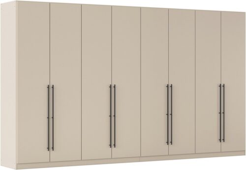 rauch Kleiderschrank Drehtürenschrank Schrank Garderobe Wäscheschrank Schlafzimmer AVOLA (3 verschiedene Ausstattungen BASIC/CLASSIC/PREMIUM (inkl. SOFT-CLOSE) mit hochwertigen Stangengriffen in Schwarz aus Metall MADE IN GERMANY