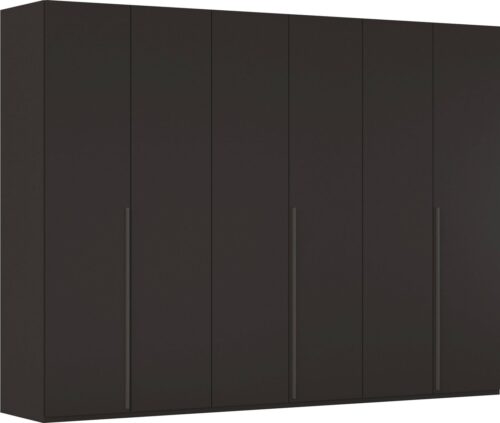 rauch Drehtürenschrank Kleiderschrank Schrank Garderobe Wäscheschrank BESTSELLER MONTCLAR (3 Ausstattungen BASIC/CLASSIC/PREMIUM (SOFT-CLOSE), Breiten 201-400 cm) Front in Glas/Hochglanz/Dekor/Grauspiegel in 5 Breiten MADE IN GERMANY
