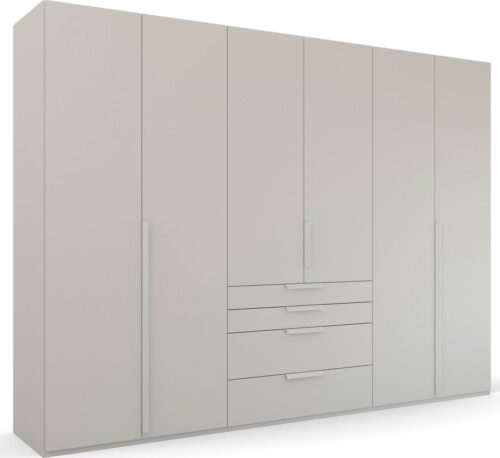 rauch Drehtürenschrank Kleiderschrank Schrank Garderobe Wäscheschrank PURISMA (in den Breiten 151/201/251/301 cm, inkl. SOFT-CLOSE-FUNKTION) mit Schubladen und umfangreichem Zubehör MADE IN GERMANY