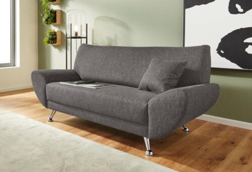 Home affaire 2-Sitzer Saltare, elegant & komfortabel, toller Designfuß, Breite 174cm, bequem, bequeme Armlehnen