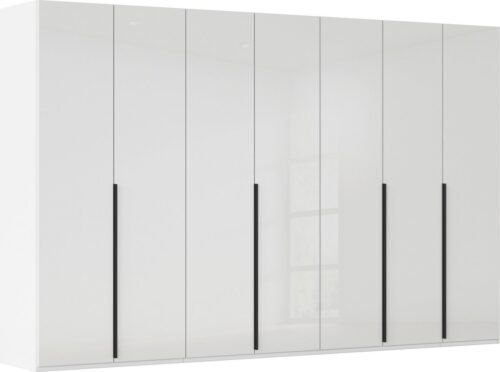 rauch Drehtürenschrank Kleiderschrank Schrank Garderobe Wäscheschrank BESTSELLER MONTCLAR (3 Ausstattungen BASIC/CLASSIC/PREMIUM (SOFT-CLOSE), Breiten 201-400 cm) Front in Glas/Hochglanz/Dekor/Grauspiegel in 5 Breiten MADE IN GERMANY